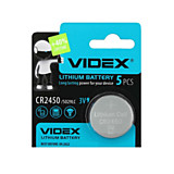 Батарейка Videx CR2450 - 3В.